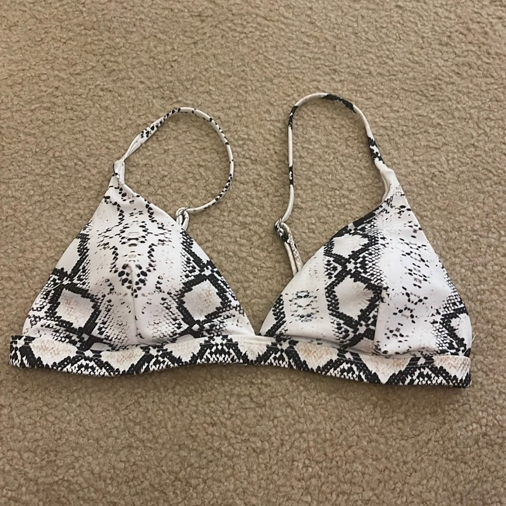 BTFBM Snake Print Bikini Top NWOT